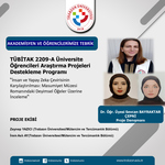TÜBİTAK 2209-A Üniversite Öğrencileri Araştırma Projeleri Destekleme Programı Kapsamında Öğrencilerimizin Projesi Kabul Edilmiştir