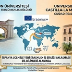 Uluslararası Ağımız Genişliyor: Universidad de Castilla-La Mancha (UCLM) ile Yeni Erasmus+ İş Birliği